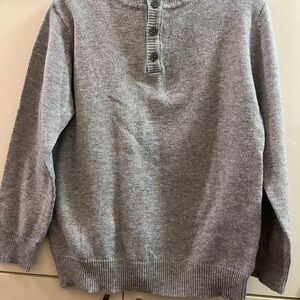 SHEIN Gray Crewneck Sweater Relaxed Fit size M